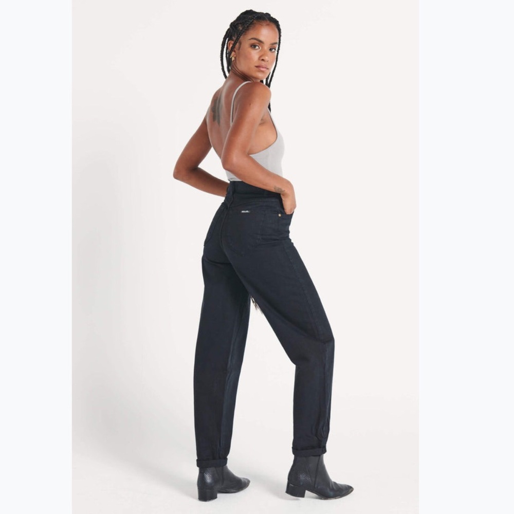 NEW ROLLA’S Genie Black Barrel Leg Jeans | size 24